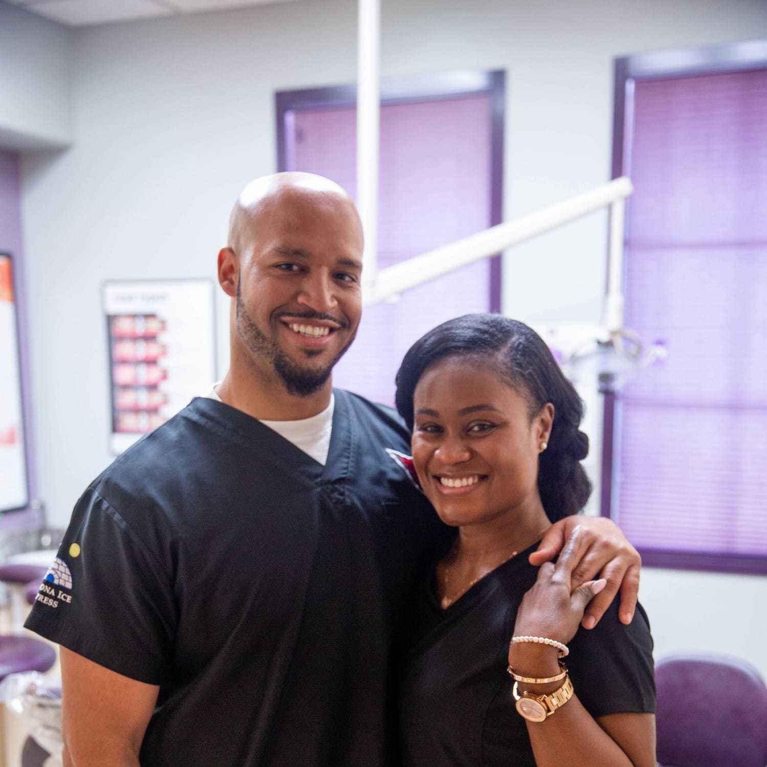 Portrait of Dr. Isaac Lavant & Massa Lavant, a professional stylist at Future Health & Wellness, showcasing their expertise and style.