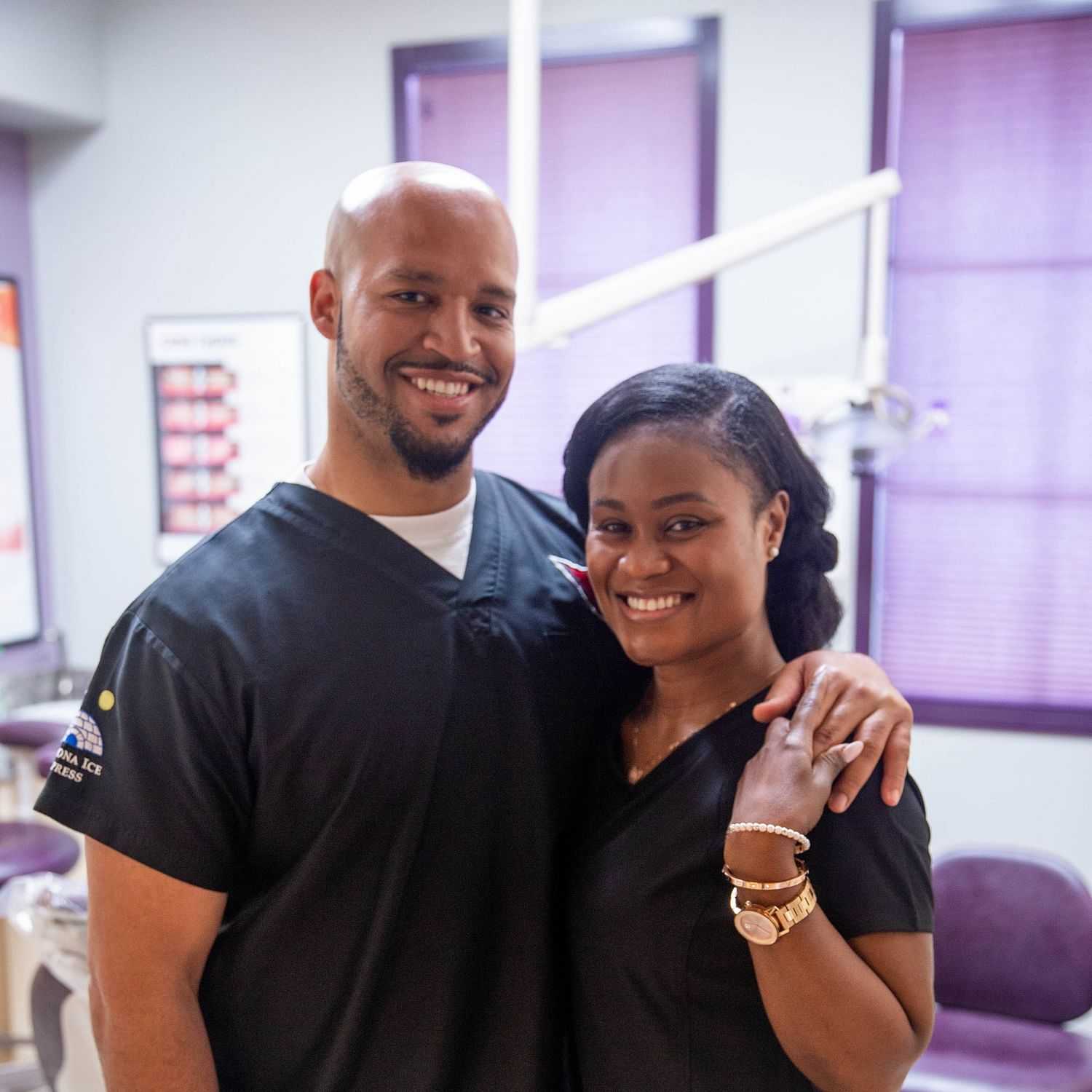 Portrait of Dr. Isaac Lavant & Massa Lavant, a professional stylist at Future Health & Wellness, showcasing their expertise and style.